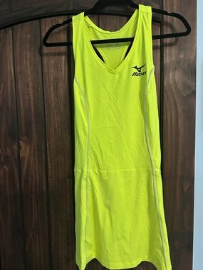 Mizuno High-Vis Yellow Tennis Dress